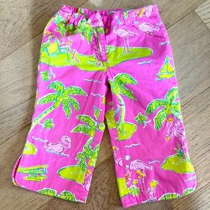 Lilly Pulitzer flamingo pants